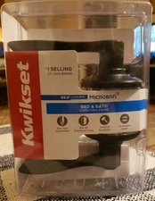 Kwikset Balboa Venetian Bronze Privacy Bed/Bath Door Lever Microban New In Box