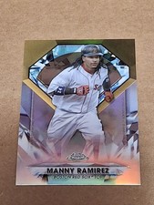 2022 MANNY RAMIREZ TOPPS CHROME DIAMOND GREATS BASEBALL CARD #DGC-55 RED SOX 