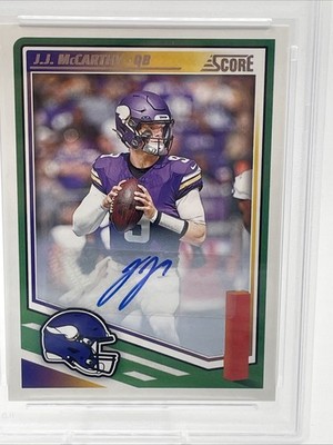 J.J. McCarthy 2025 Panini Score Auto | eBay