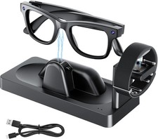 Charging Dock for Meta Ray-Ban For Display Neural Band, 3-in-1 Charging