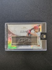 2025 Topps Sterling JT Realmuto 1/1 Nameplate Bat Barrel Phillies