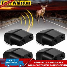 4x Sonic Deer Animal Whistles Wildlife Alert Warning Device Car Safety Accessory