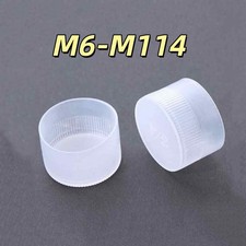 M6-M114 End Cap Pipe Fitting Dust Caps Plastic External Thread Protective Cover