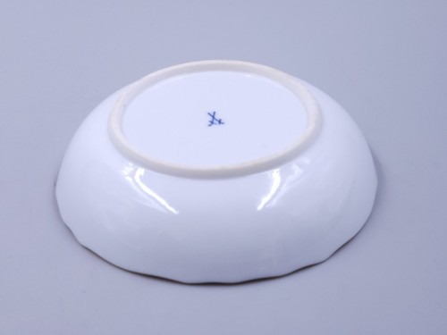 Meissen Porcelain Hand Painted 5" Plate Neubrandenstein Hofservice Style - Picture 13 of 16