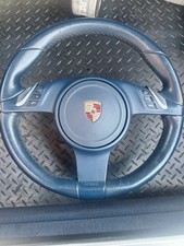 Original Oem Porsche Panamera 970 Turbo Steering Wheel In Blue 