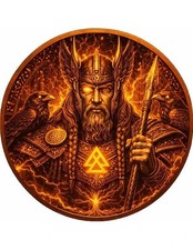 ODIN 2025 Copper .999 1 oz 40mm BU Colorized Hobocoin Exclusive w/Box PRESALE