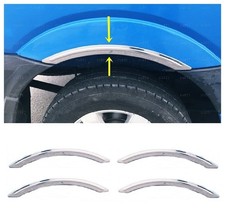 For VW CRAFTER 2006 to 2016 Chrome Wheel Arches Fender Trim 4 pcs S.STEEL