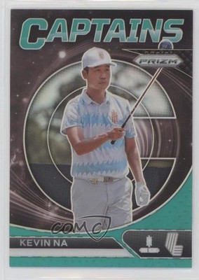 2024 Panini Prizm LIV Golf Captains Teal Prizm 58/199 Kevin Na #74 nd3