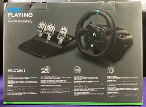 Logitech G923 Racing Wheel for Microsoft Xbox Series X/S - Black NEW - Picture 2 of 3