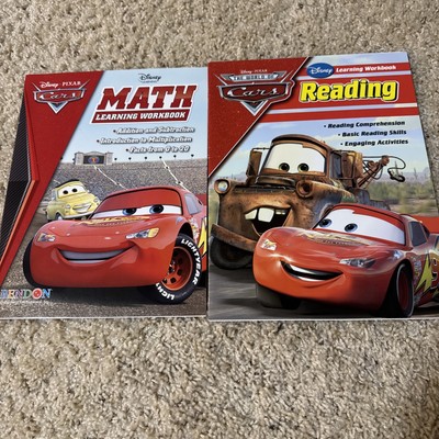 Disney Pixar Cars Math Learning Book ~ Grade 1-2 ~ Homeschool, Free Shipping