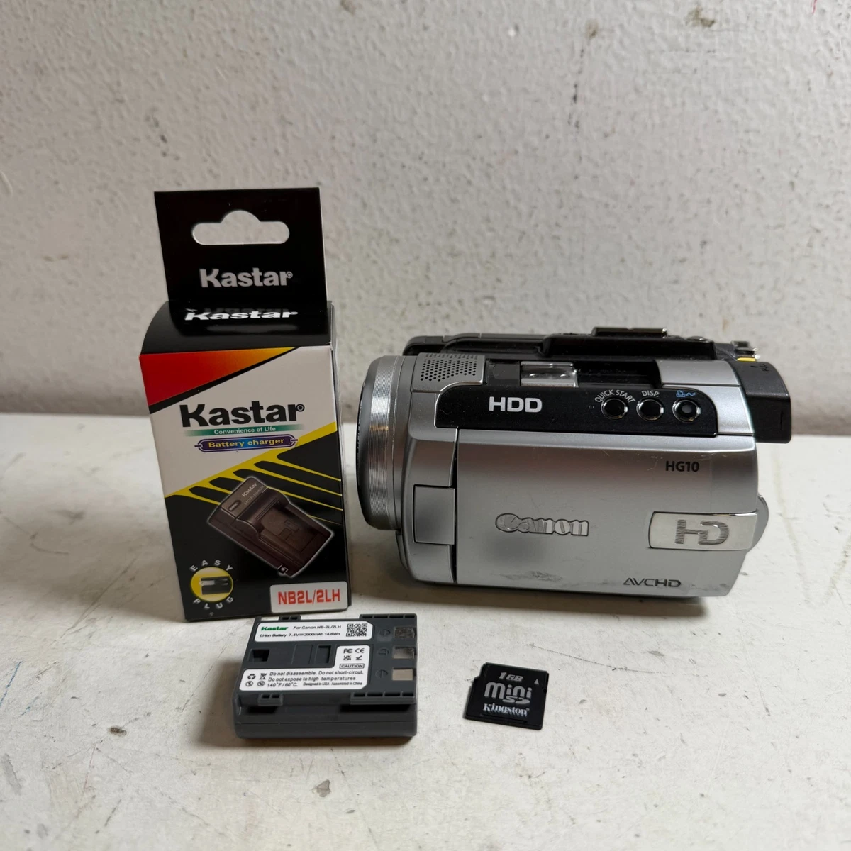 Canon Hard Disk Drive (HDD) Internal Storage (HDD/SSD) Camcorders