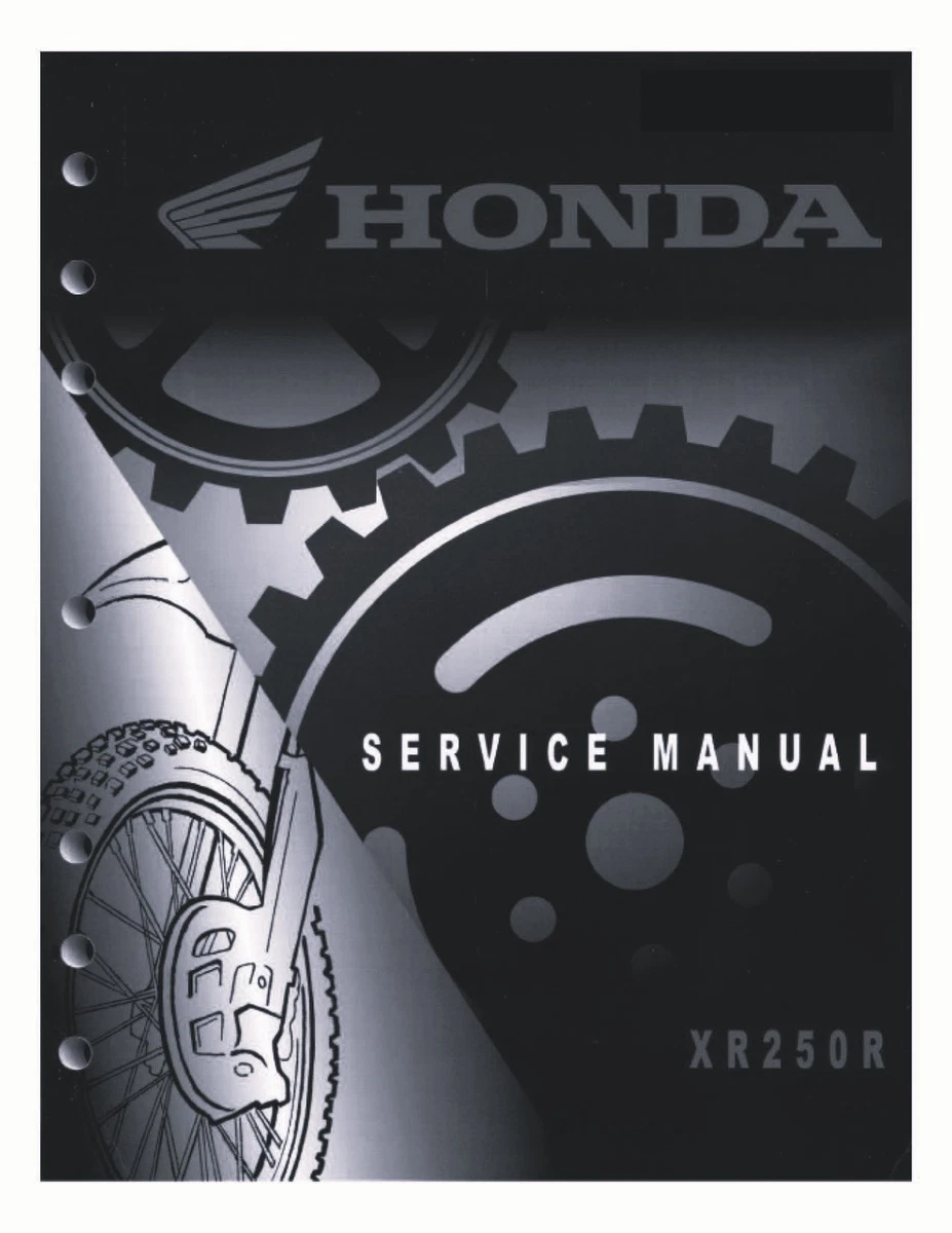 XR250R Motorcycle Service & Repair Manuals for sale | eBay