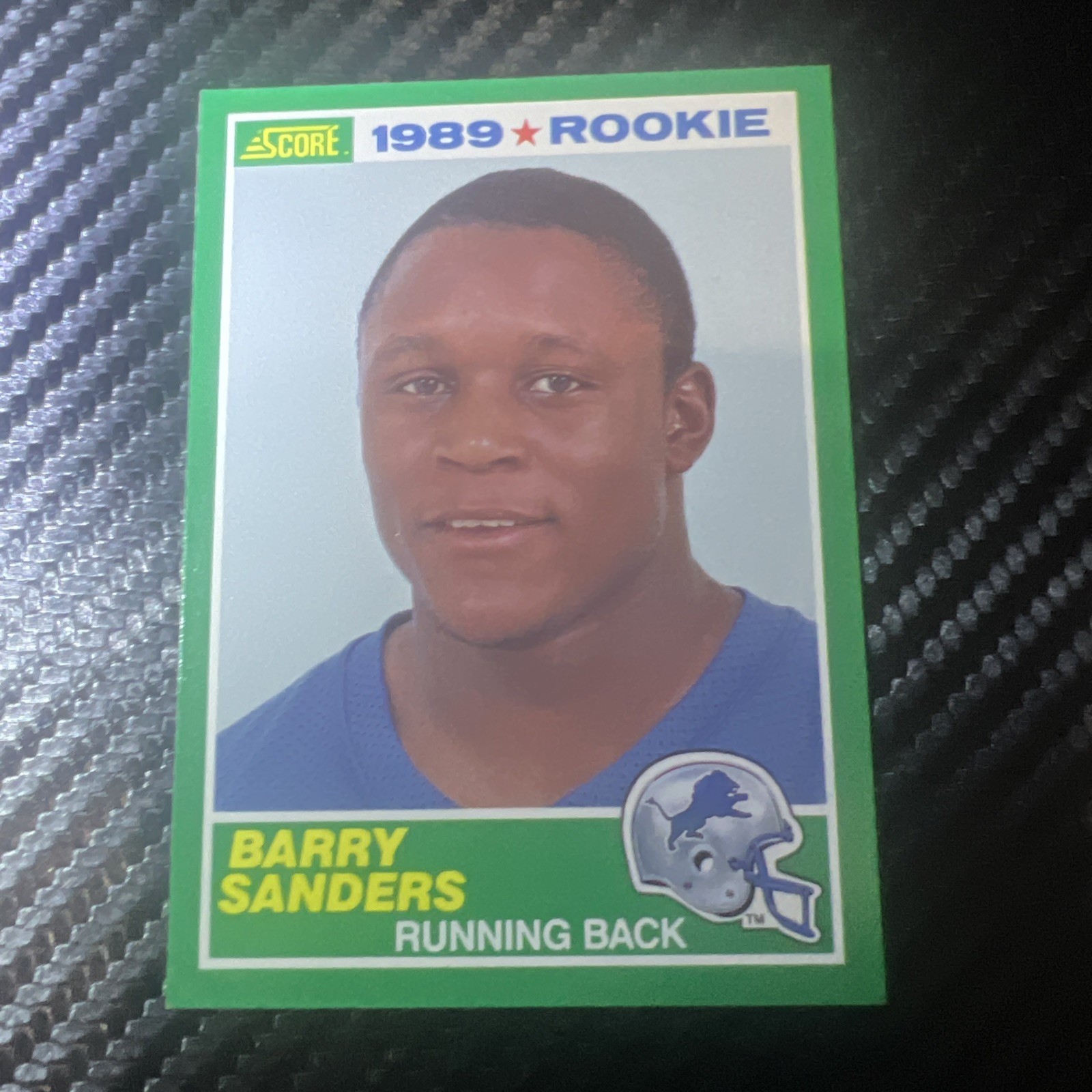 1989 Score Barry Sanders #257 Rookie RC HOF