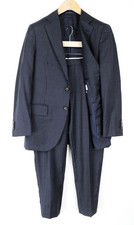 Suitsupply Lazio Herren Anzug UK38R Marineblau Slim Reine Wolle Super 110's