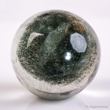 18g 23mm Small Garden Quartz Lodolite Sphere Natural Phantom Crystal Ball Reiki