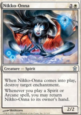 1x Nikko-Onna Heavy Play MTG Magic - Kid Icarus -