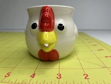 Egg White Separator Cartoon Chicken Ceramic ~ Egg Yolk White Divider #2953