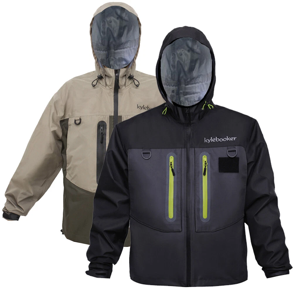 Fishing Wading Jackets Breathable Waterproof Rain Jackets Wader Jacket
Opens in a new window or tab