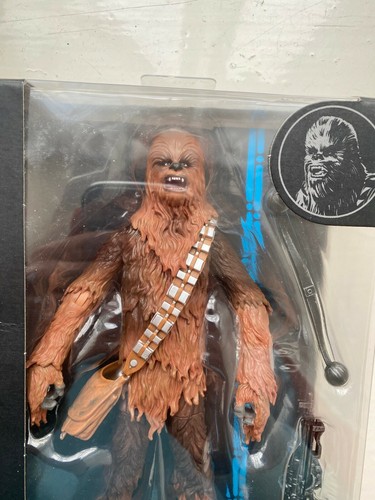 BNIB STAR WARS 6" BLACK SERIES CHEWBACCA ACTION FIGURE HASBRO #04 BLUE GENUINE - Picture 2 of 3