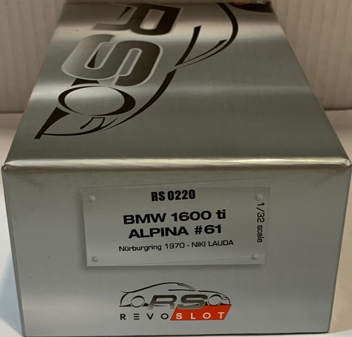 SLOT CAR REVOSLOT RS-0220 BMW 1600 Ti ALPINA #61 NURBURGRING 1970 NIKI LAUDA - Imagen 8 de 8