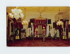 Postcard Throne of Hawaii s Former Monarchs USA North America