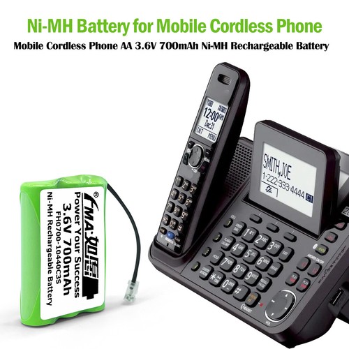 Cordless phone GE 5-2721 SJB2142 BT-1006 BT-800 BT-904 3.6V 0.7Ah Ni-MH Battery - Picture 5 of 13
