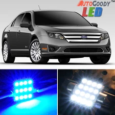 13 x Premium Blue LED Lights Interior Package for 2006-2012 Ford Fusion + Tool