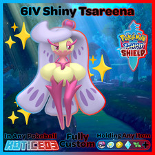 ✨ Ultra SHINY 6IV TSAREENA ✨ Pokemon SWORD and SHIELD lv100 EVs +MasterBall