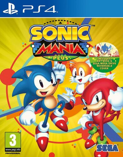 Sonic Mania Plus (with ART BOOK) PS4 Playstation 4 Brand New Sealed - Zdjęcie 1 z 1