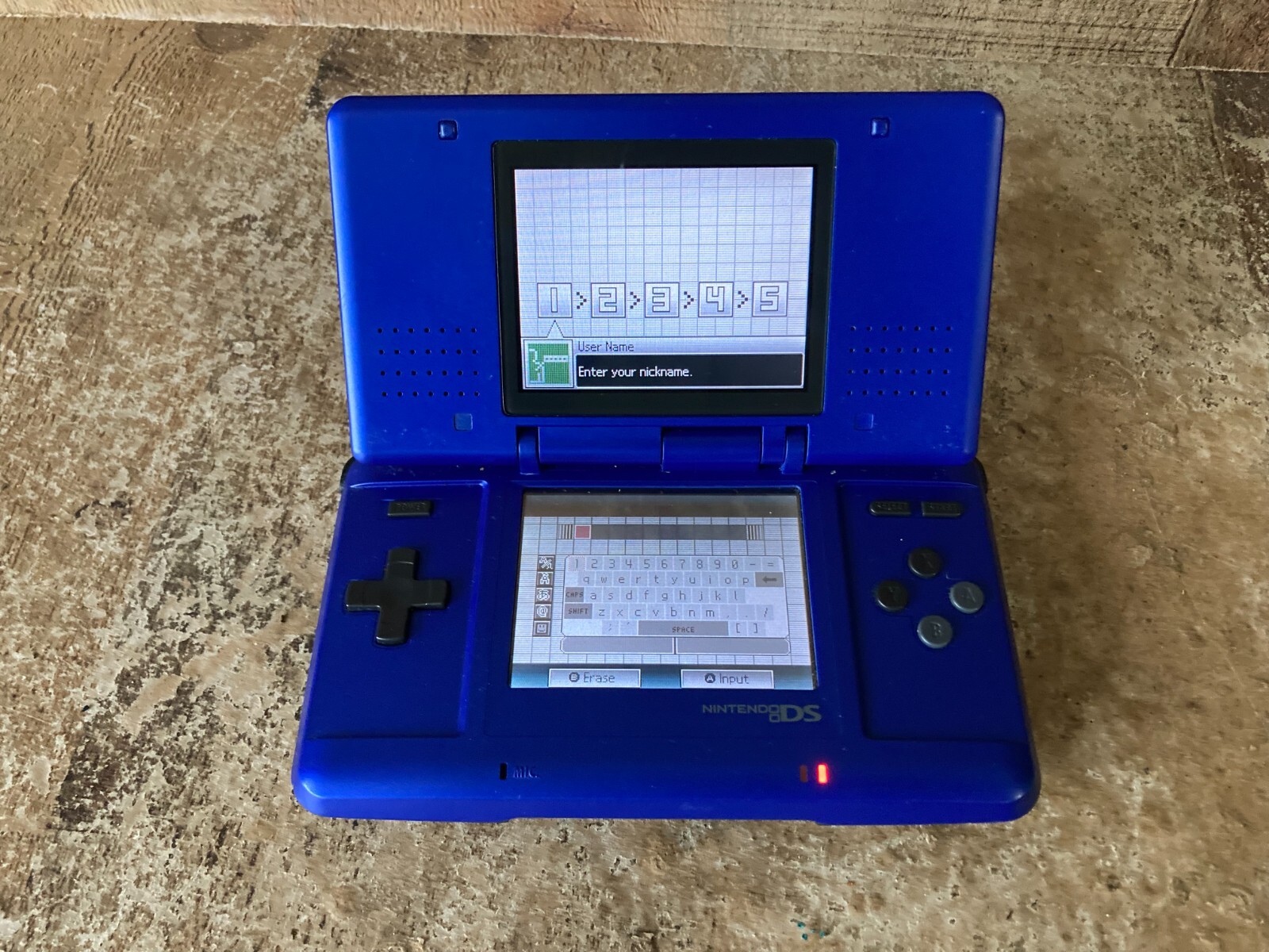 Nintendo DS Model NTR001 Original Cobalt Blue Tested & Working