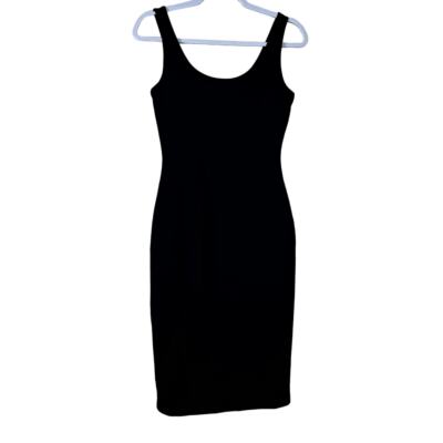 black sleeveless bodycon mini dress Ribbed Knit Sleeveless Bodycon Mini Dress