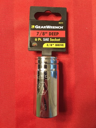 Lot of 4 GearWrench Sockets 12 pt 6 pt SAE DEEP 1/2 9/16 7/8 NEW 1/2 3/8 Drive - Picture 8 of 9