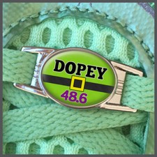 RunDisney Just DOPEY Challenge 48.6 Shoelace Shoe Charm or Zipper Pull