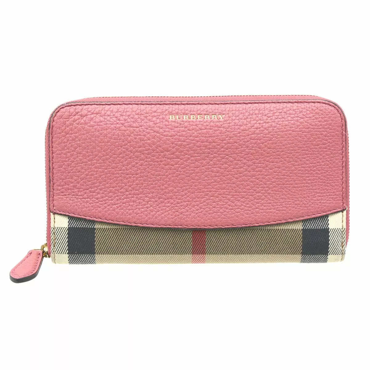 Women's Zip-around Check Wallet by Burberry