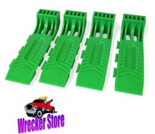 New Improved Green Wreckmaster Tire Skates For Tow Truck Rollback Car Carrier