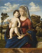 Cima da Conegliano - Madonna and Child in a Landscape, A2 Print