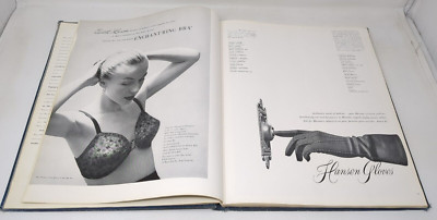 Vintage 1950 Best Advertising Book Car Fashion Perfume Magazine Ads Design MCM