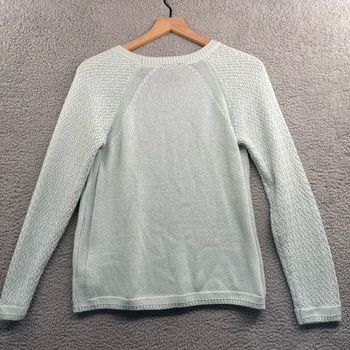 JONES NEW YORK Sweater Womens Small Sea Green Pullover Coastal Preppy Casual - Picture 8 of 8