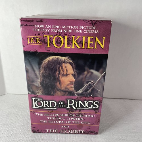 J.R.R. Tolkien The Hobbit, Lord Of The Rings 4 Book Set -Del Rey - Picture 4 of 14