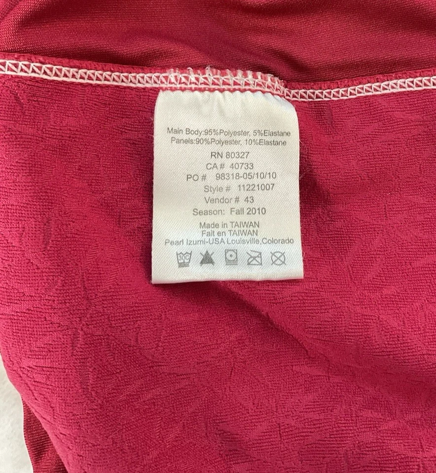 Jersey Pearl Izumi Select Series Talla Grande Rosa 1/2 Cremallera Rendimiento Manga Larga Foto 4 de 4
