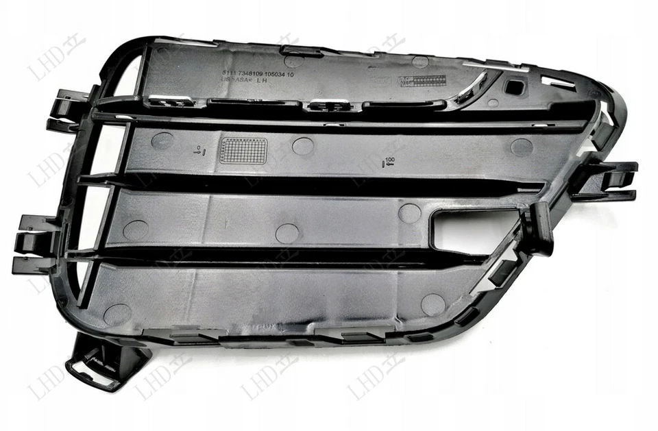 Parrilla lateral y moldura de parachoques delantero izquierdo para BMW X4 F26 2013-2018. Foto 3 de 4