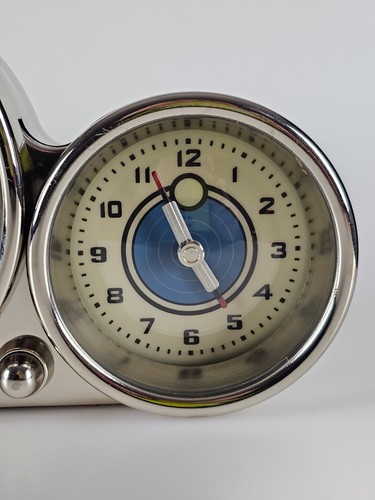 Medidor de tablero de automóvil Pottery Barn 3 zonas de reloj al estilo de Automobilia luz azul decoloración - Imagen 6 de 20