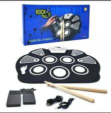 Rock And Roll It - Drum. Flexible, Completely Portable, Battery Or USB Powered