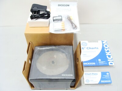NEW Dickson KT6P1 6'' Temperature Chart Recorder 24 Hour 7 Days + R400 C657 P222