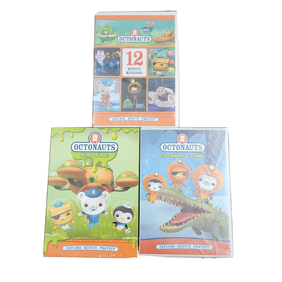 3 OCTONAUTS DVD Set Explore Rescue Protect Ocean Sea Cartoon
