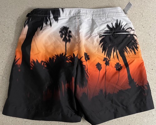 Orlebar Brown Classic Photographic White Tree Mens Board Shorts Swim Trunks 30 - Picture 3 of 3