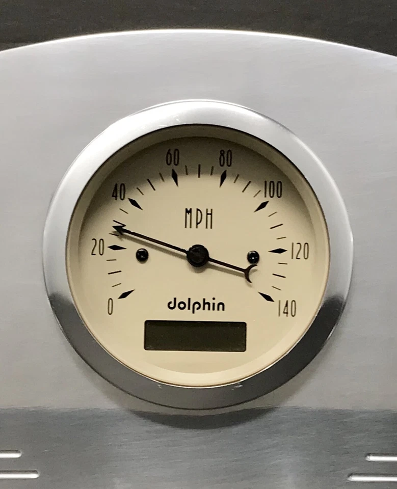 Ford Car 1956 calibre 5 panel de instrumentos inserto aluminio pulido programable bronceado Foto 3 de 4