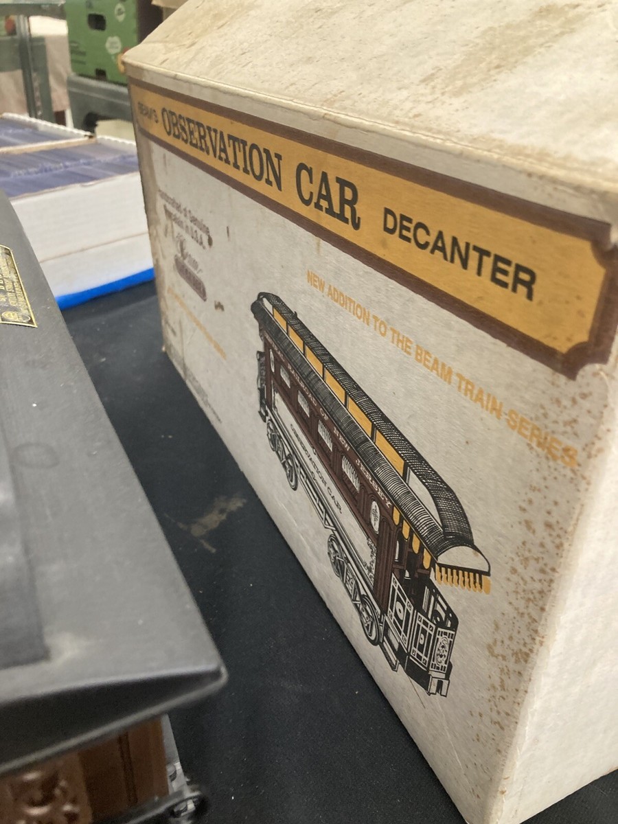 ジムビーム　BEAM'S OBSERVATION CAR DECANTER 陶器 Vtg Jim Beam Beam's Observation Car decanter in orig box 1982 | eBay