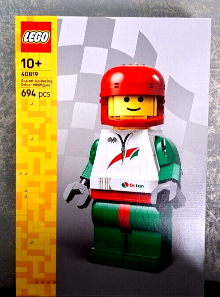 Lego Exklusiv - 40819 GroßE Rennfahrer Minifigur (Scaled-Up Racing Driver) - Neu-image