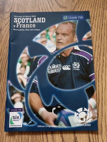 Scotland v France Rugby Programmes 1948 - 2012 - Picture 59 of 66